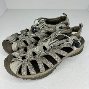 Keen Womens KMX 040716 Brown Beige Lace Up Waterproof Size 10.5 Hiking Sandals